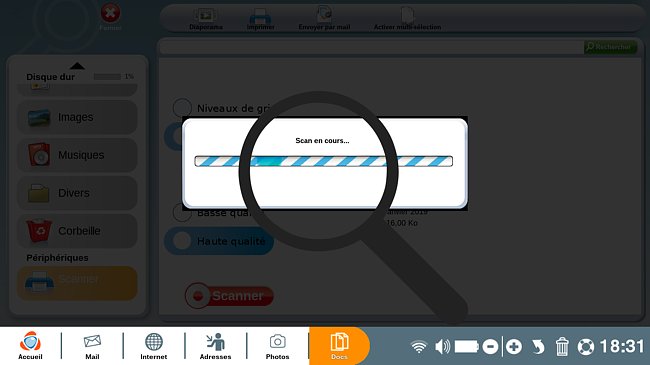 Scan en cours