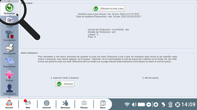 cliquer sur ordissimo