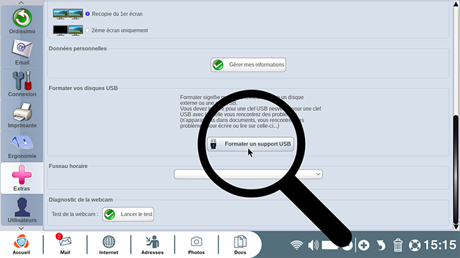 formater une clef usb