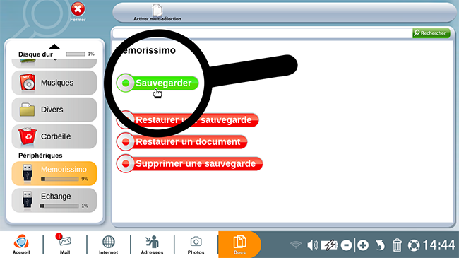 cliquer sur sauvegarder