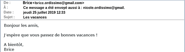 e-mail sans CCI