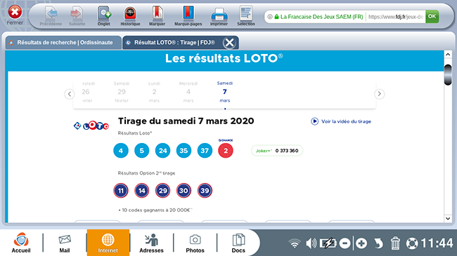 tirage du loto