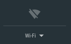 wi fi désactivé