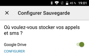 acceder aux paramètres de google drive