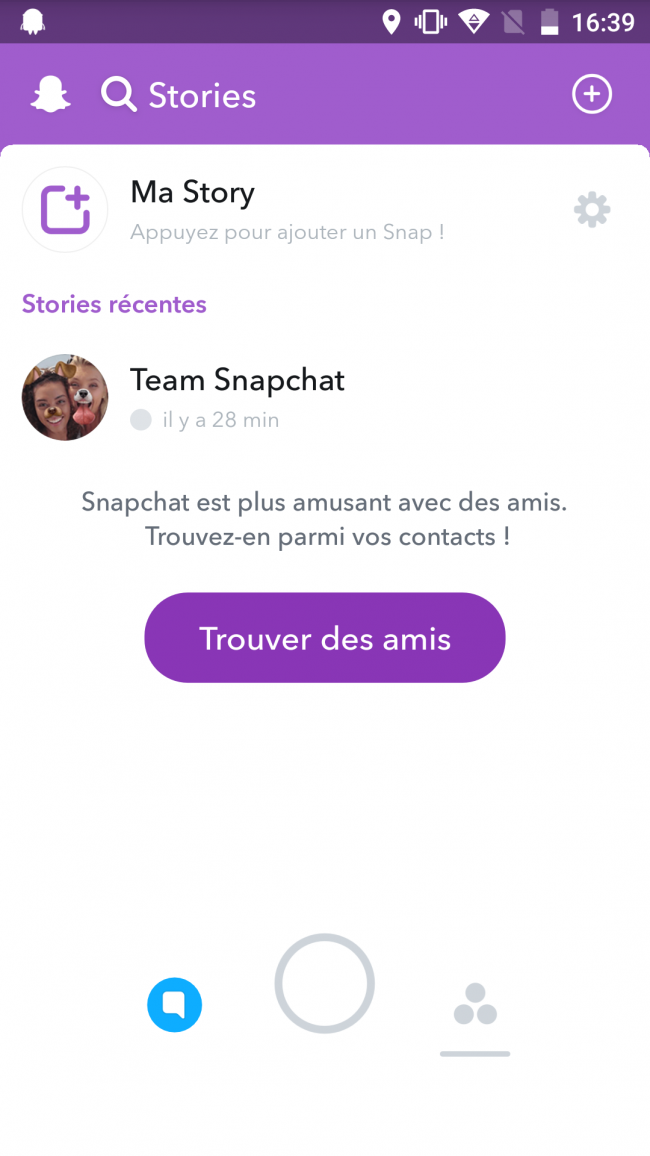 regarder les stories