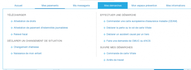 effectuer ses démarches