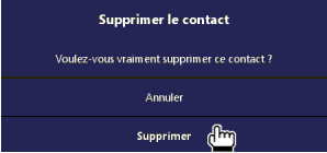 confirmer la suppression