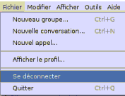 quitter skype