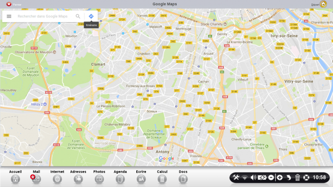 page d'accueil google maps