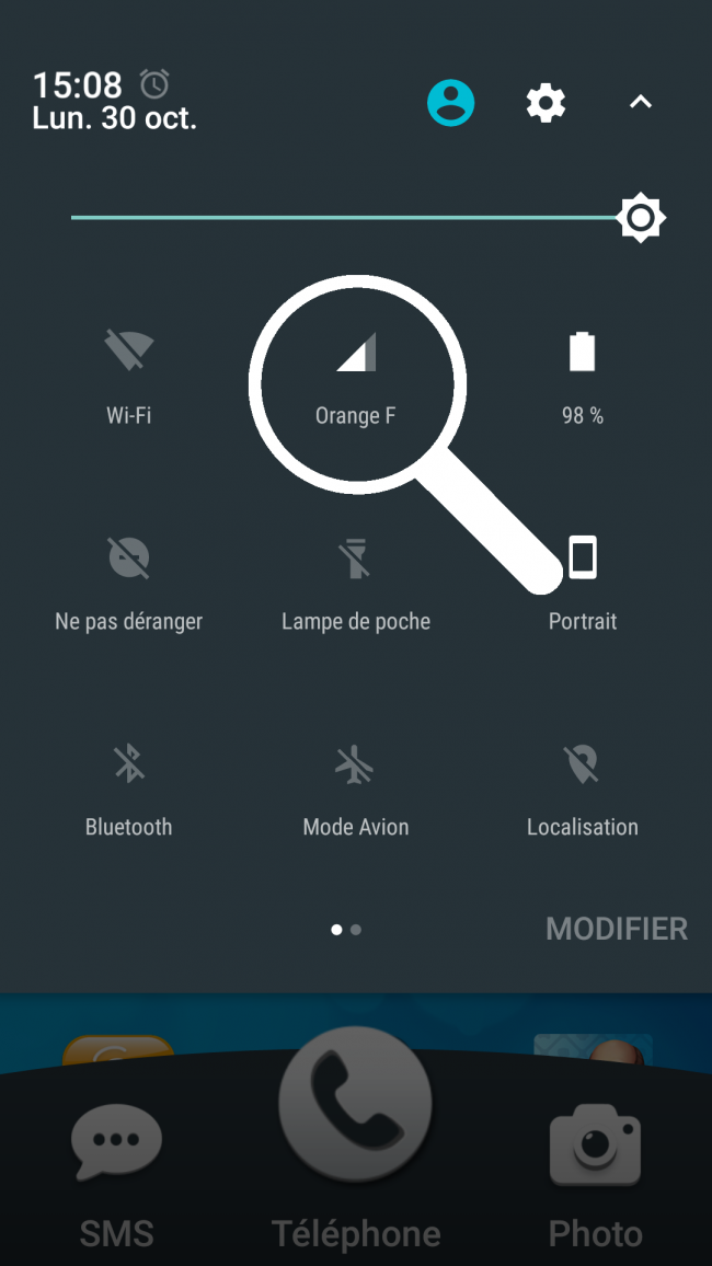 activer les données mobiles