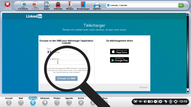 télécharger l'application