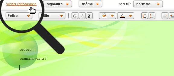 vérifier l'orthographe