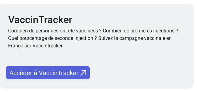 apercevoir le nombre de vacciner