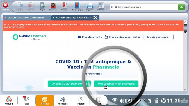 choisir le lieu de vaccination