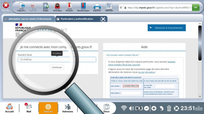 se connecter au site impot gouv