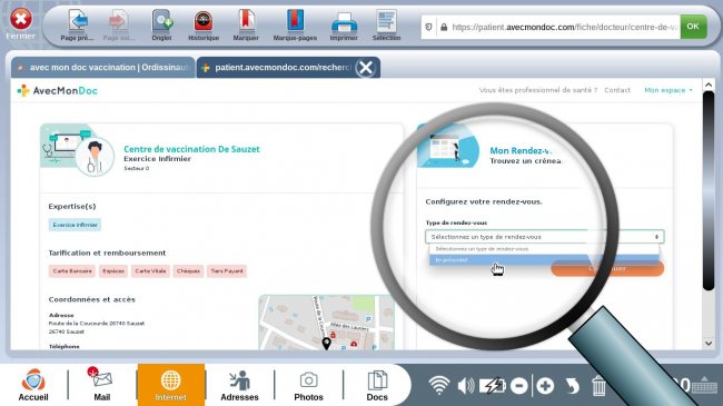choisir le type de rendez-vous