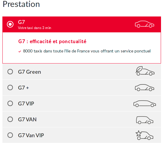 choisir la prestation de voiture