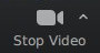 le bouton stop video