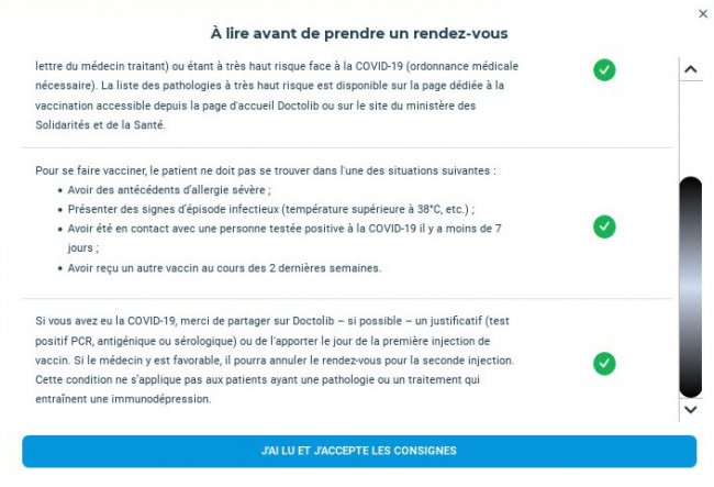 accepter les autorisations