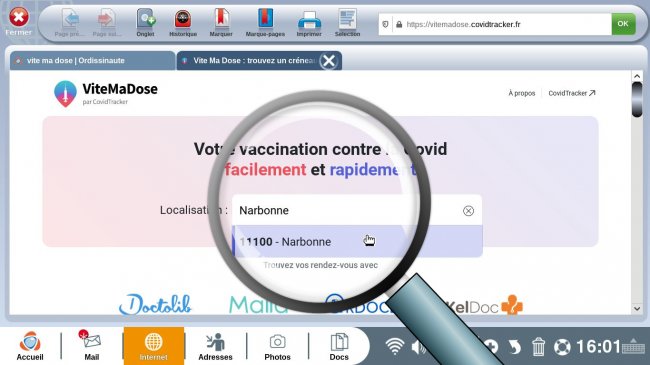 trouver le centre de vaccination