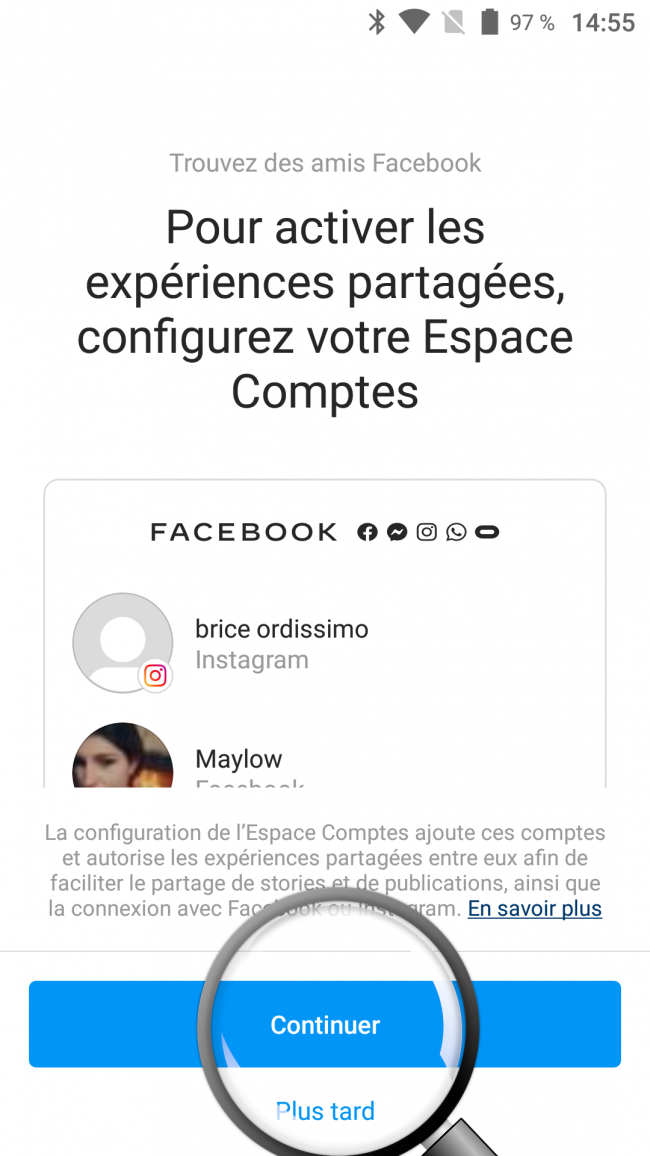 se connecter à son compte facebook