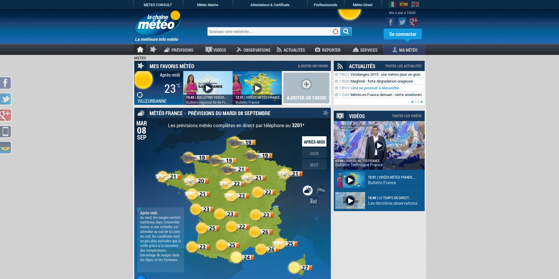 M meteo