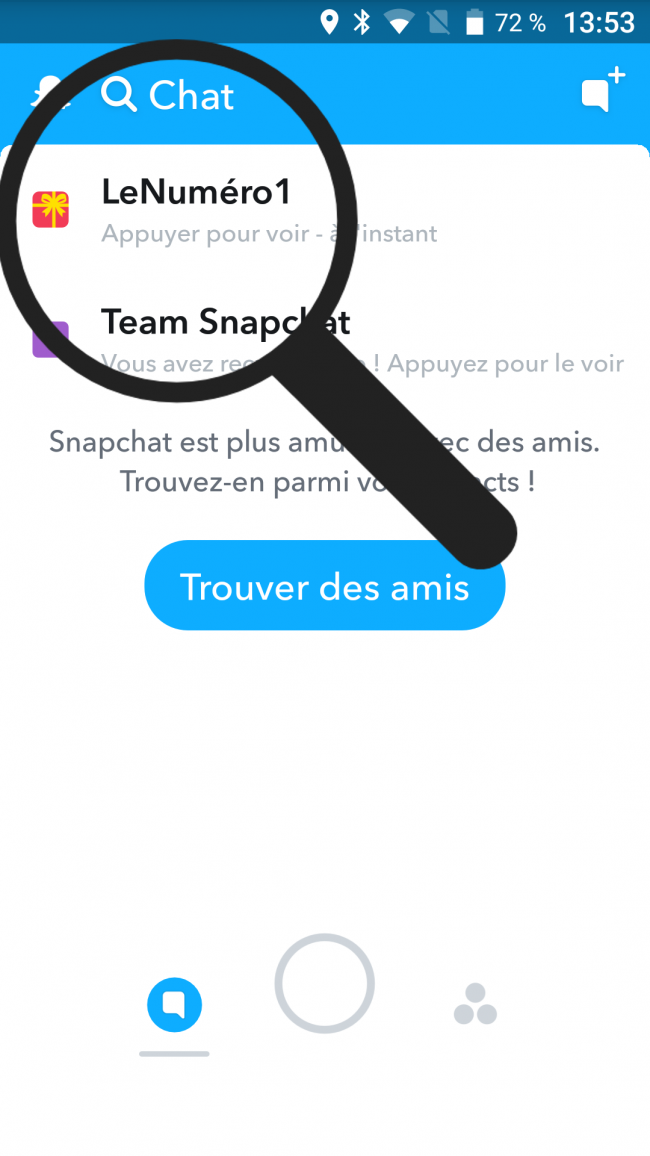 lire un snap