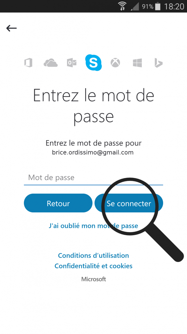 se connecter à son compte