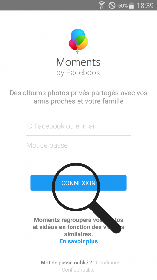 se connecter avec un autre compte