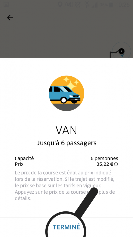 uber van description