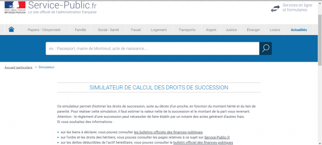 droits de successon