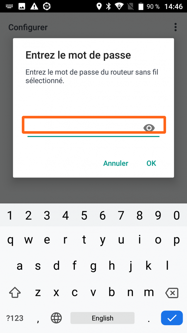 mot de passe wifi