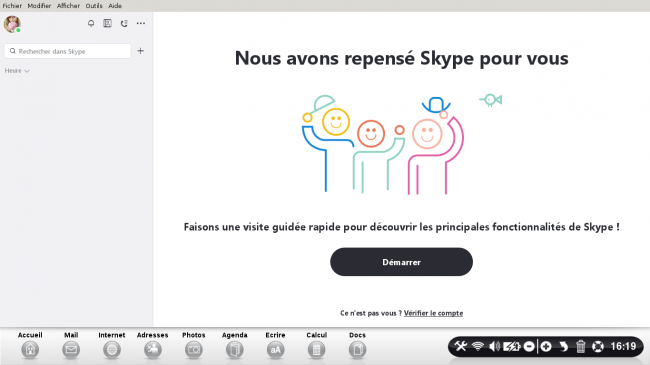 connexion à son compte skype