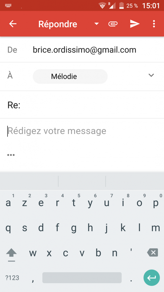 rédiger son mail