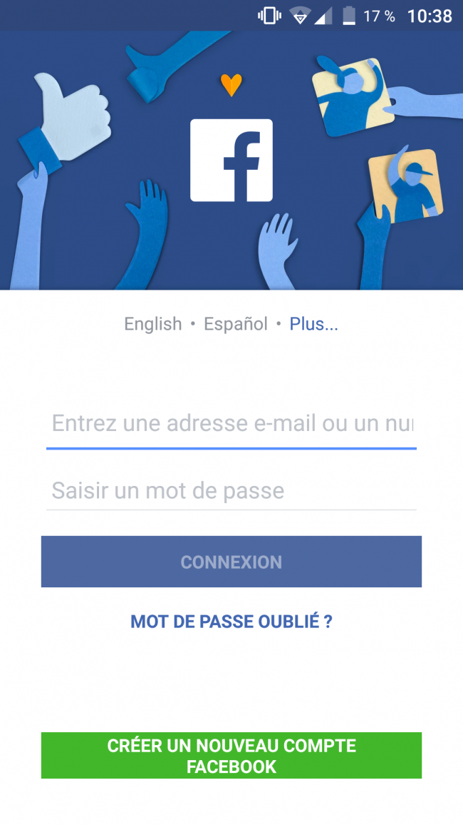 se connecter à facebook