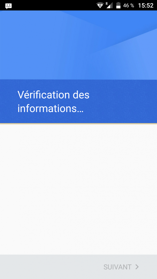 vérification des informations