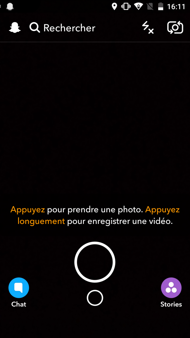 prendre un snapchat