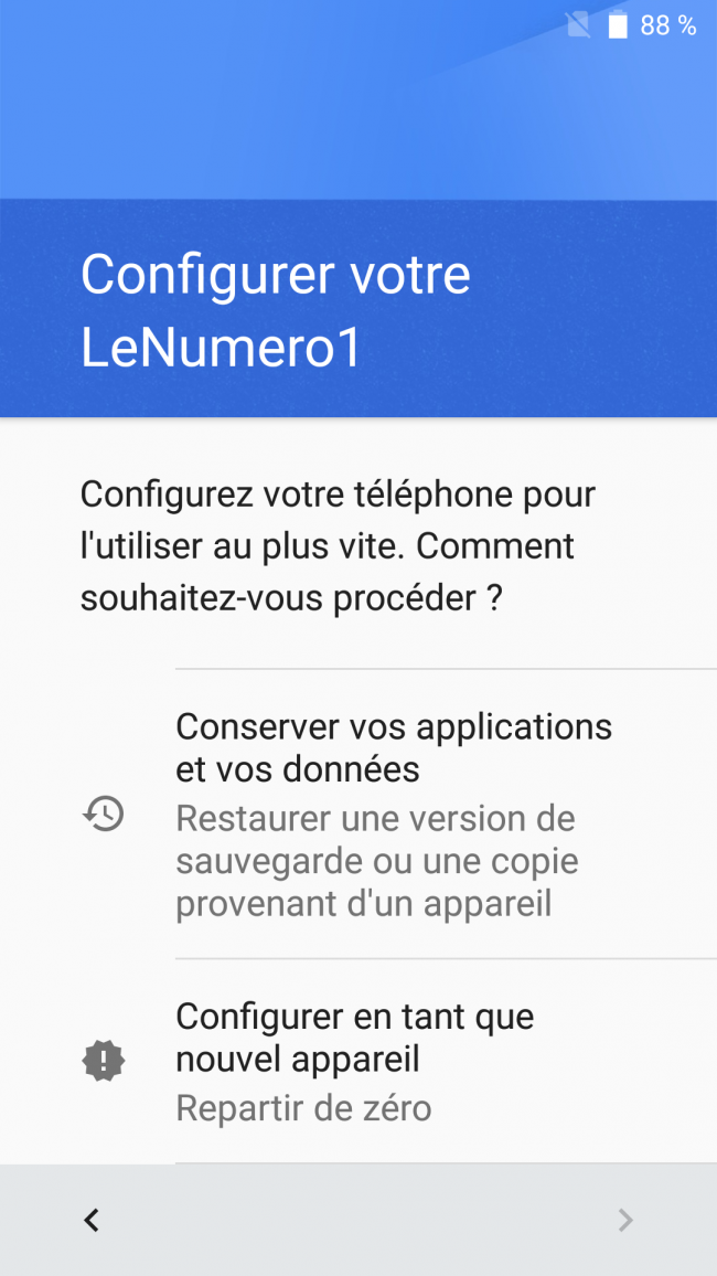 configurer son téléphone