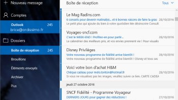 Régler votre application "Courrier"