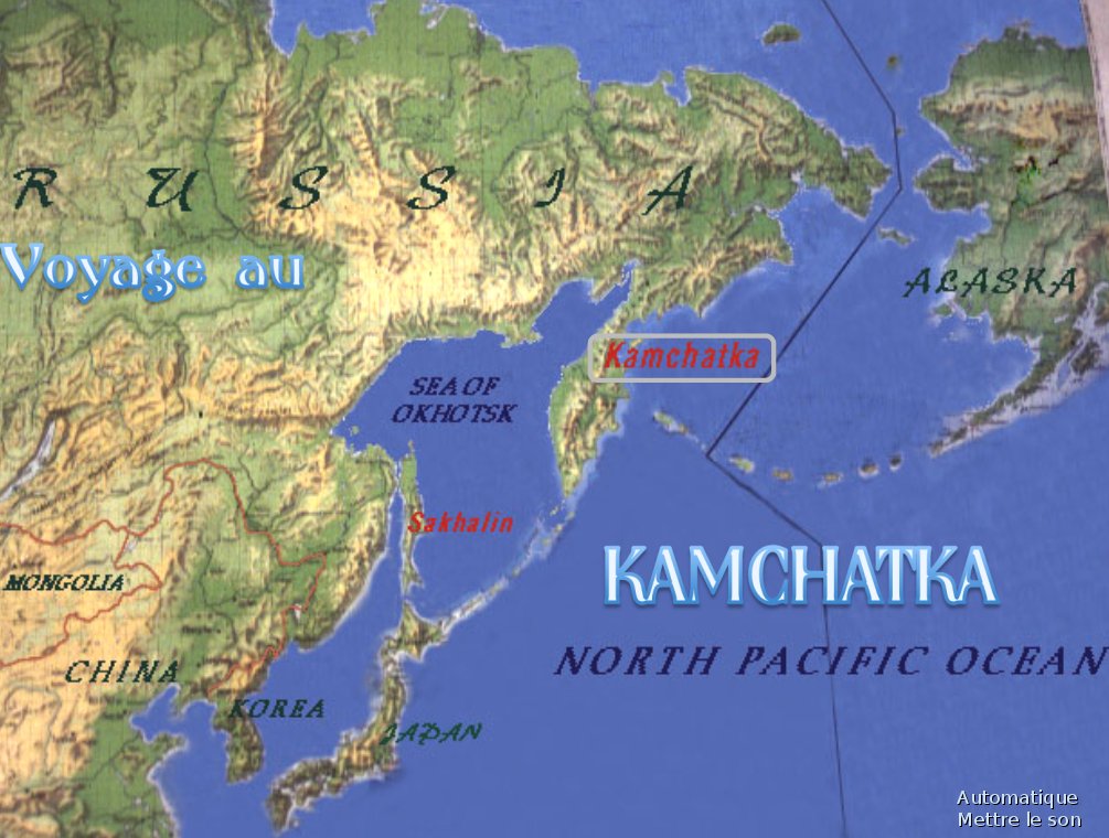 Камчатский полуостров карта